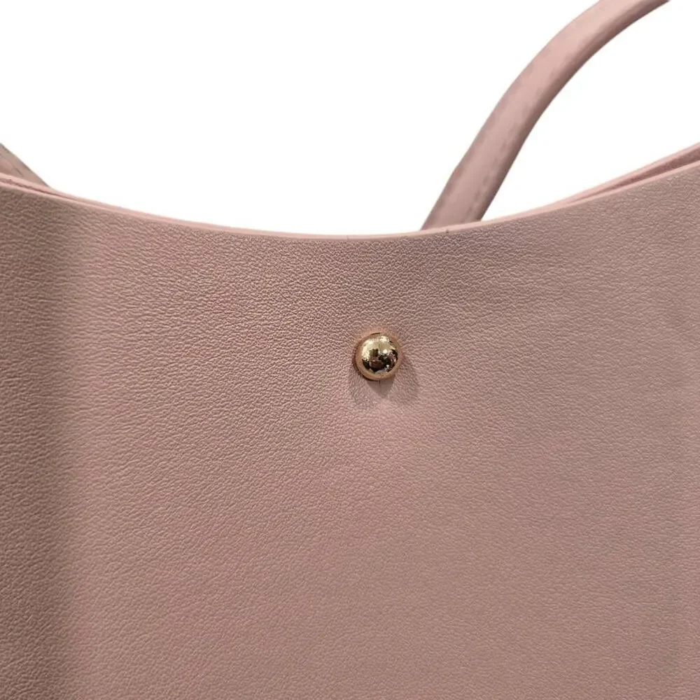 Samara Anthropologie Women's‎ Medium Peony Pink Leather Crossbody Shoulder Bag
